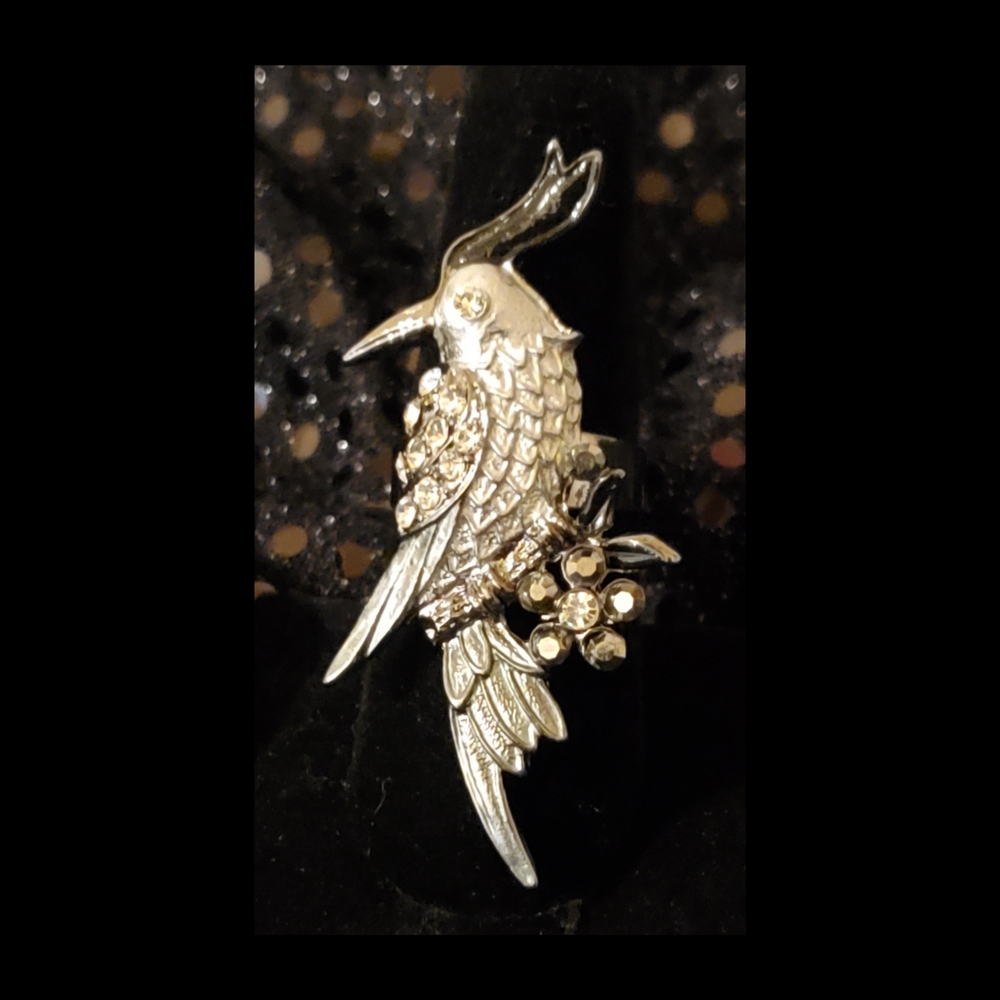 💍Silver Parrot Ring